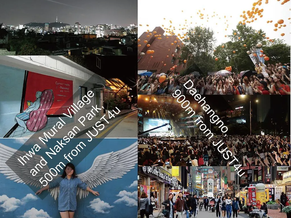 Hostel Just4U Guesthouse Seoul South Korea